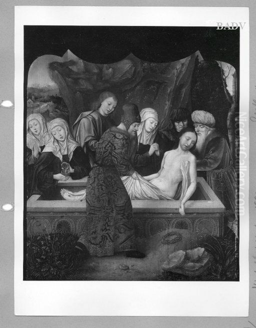 Entombment of Christ Oil Painting by Lucas Cranach the Elder