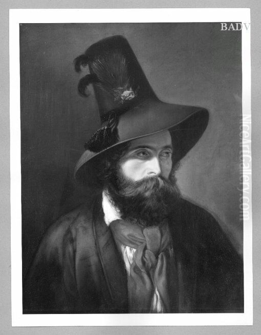 Portrait of a peasant Oil Painting by Friedrich von Amerling