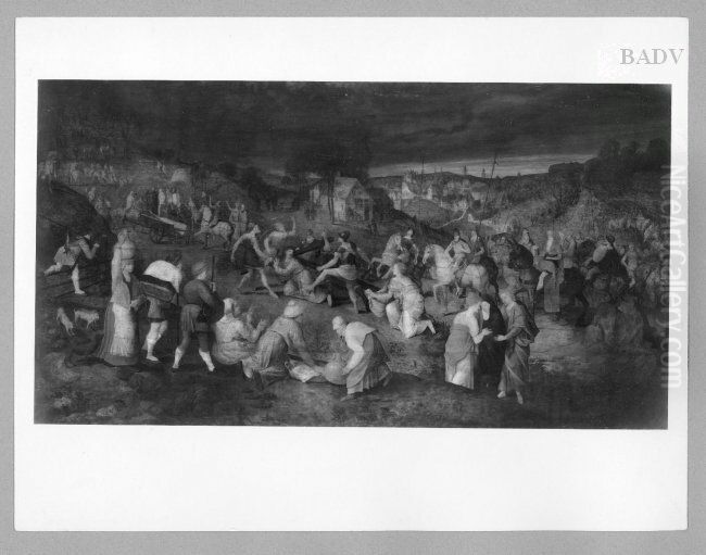 Road to Calvary Oil Painting by Pieter Brueghel the Elder