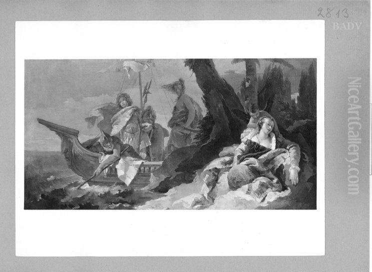 Szene aus Grichischer Mythologie, guan mythologie Oil Painting by Giovanni Battista Tiepolo