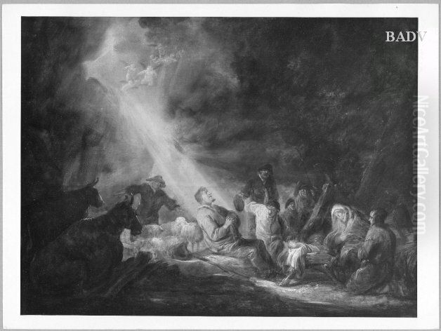 adoration of the shepherds Oil Painting by Benjamin Gerritsz Cuyp
