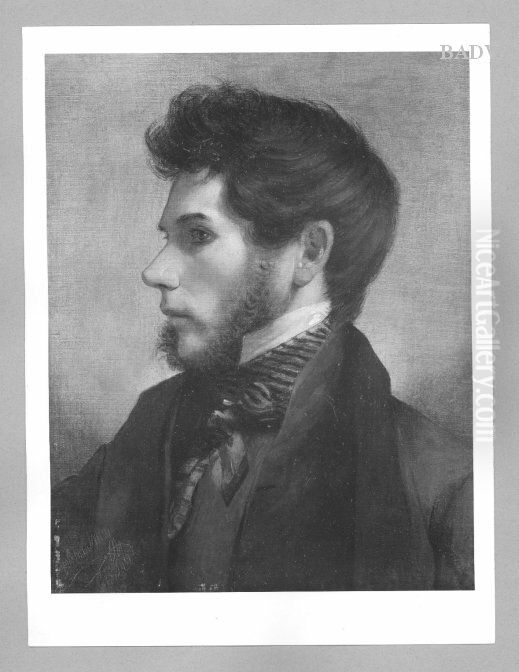 Selbstportrat Oil Painting by Friedrich von Amerling