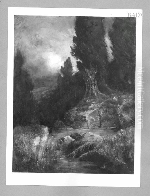 Landschaft Oil Painting by Hans Makart