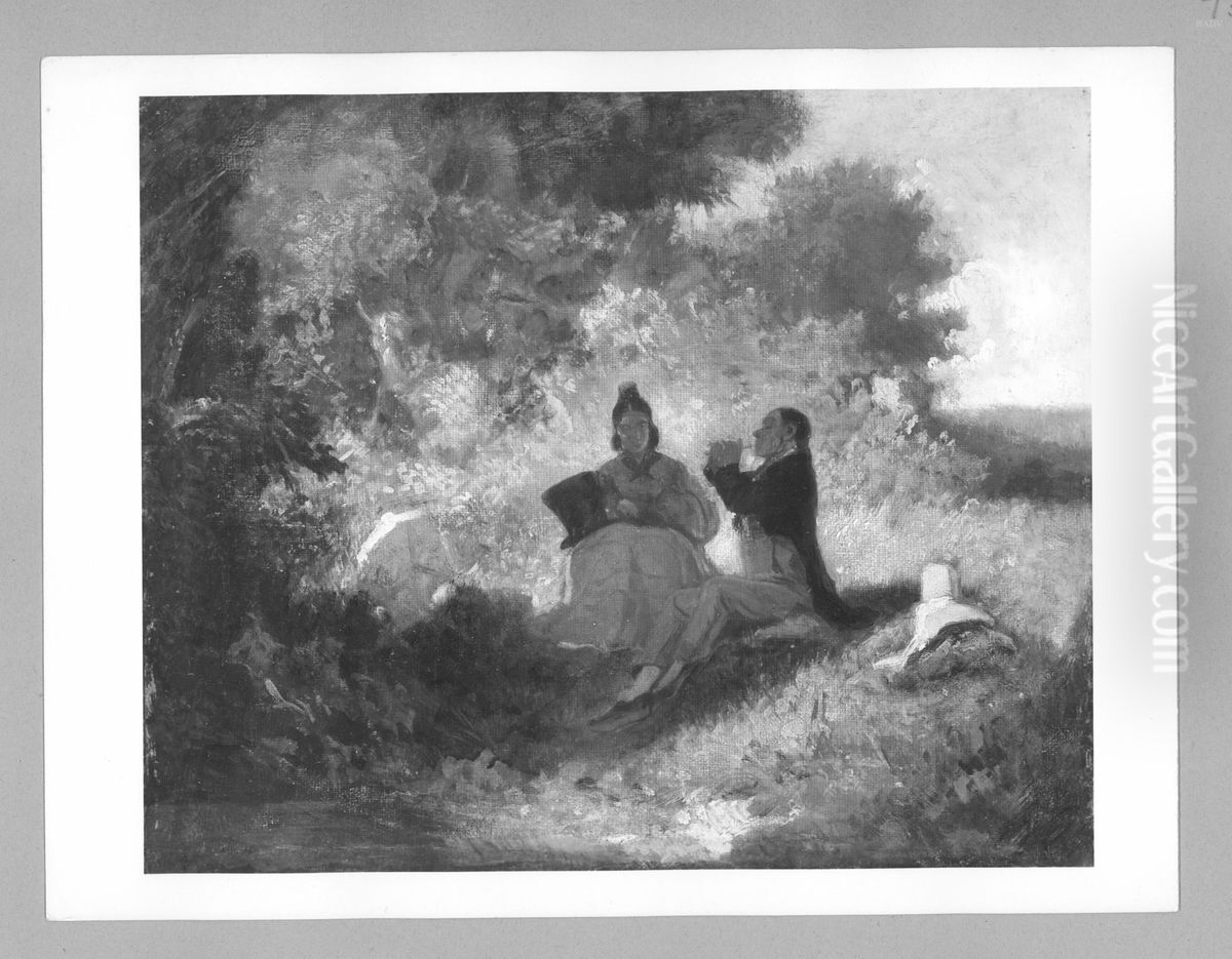 the concert Oil Painting by Carl Spitzweg