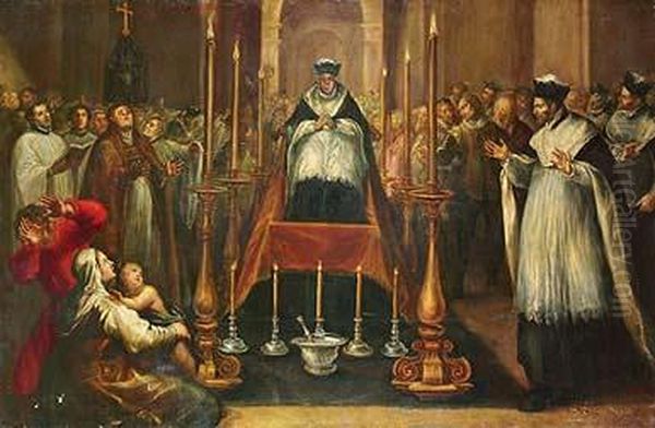 Conversion De San Bruno Oil Painting by Francisco Camilo