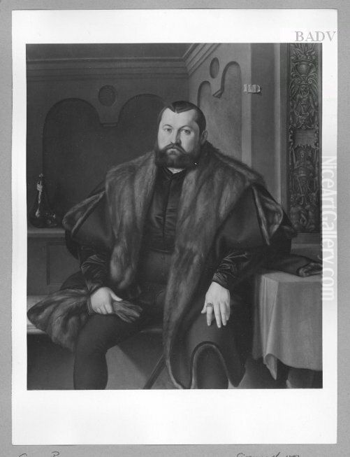 Bildnis Sigmund von Baldinger Oil Painting by Georg Pencz