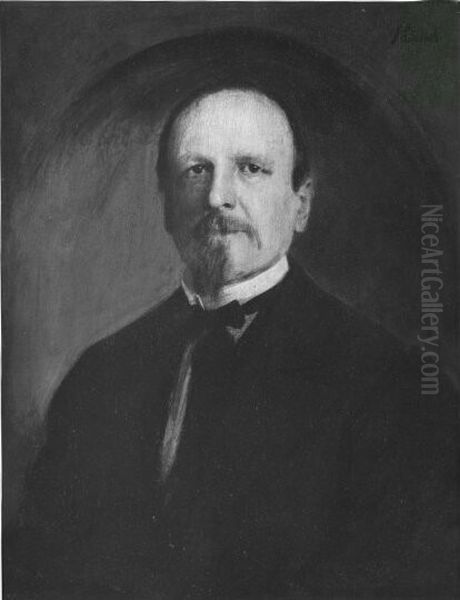 Portrat L. von Hagen Oil Painting by Lenbach Franz Von
