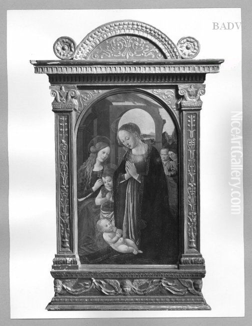 Anbetung des Kindes Oil Painting by Ghirlandaio Domenico