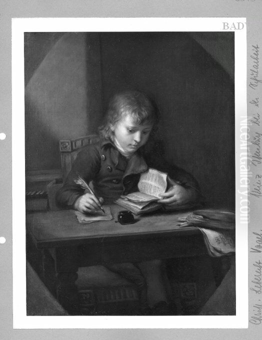 Prinz Isenburg als Knabe Oil Painting by Christian Leberecht Vogel