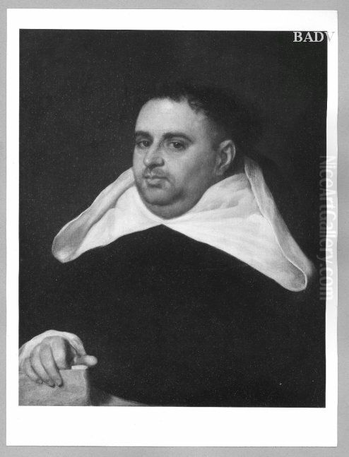 Dominican monk Oil Painting by Alonso Cano