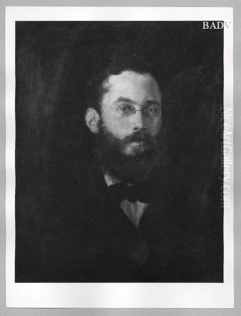 Portrait of a man Oil Painting by Lenbach Franz Von