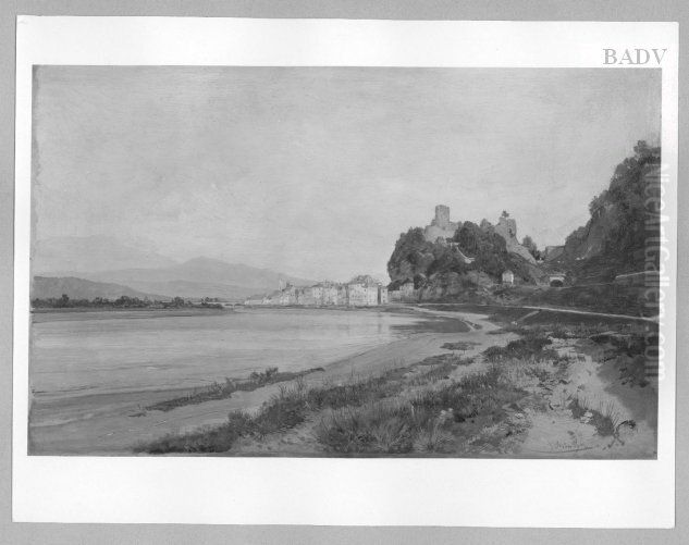 Rattenburg am Inn Oil Painting by Emil Jakob Schindler