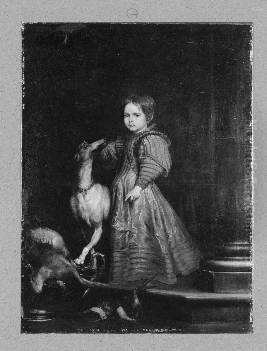 Portrait o a child Oil Painting by Sir Anthony Van Dyck