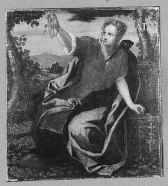 Temperanzia Oil Painting by Jacopo Tintoretto