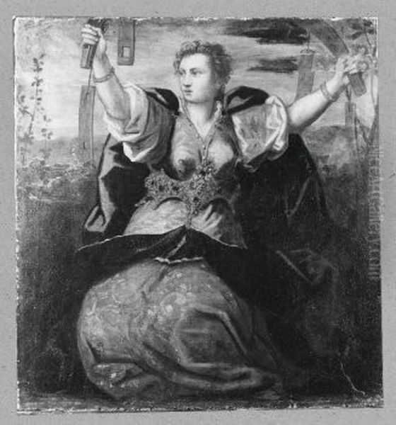 Caritas Christiana Oil Painting by Jacopo Tintoretto