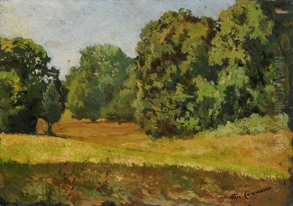 Boscaglia Oil Painting by Michele Cammarano