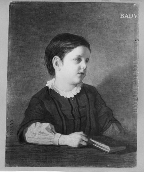 Kinderbildnis Oil Painting by Hans (Johann von Strasiripka) Canon