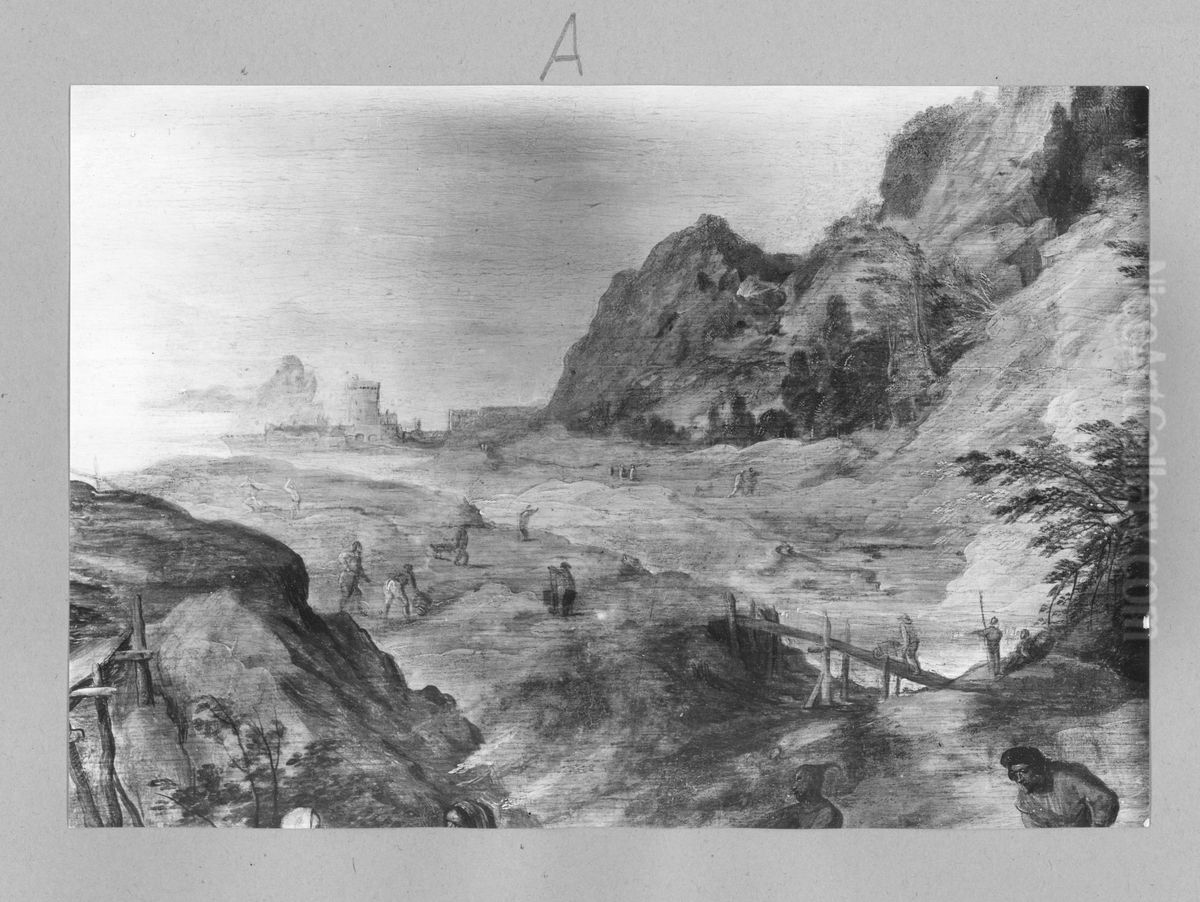 ...... in overseas, landscape Oil Painting by Joos de Momper the Younger