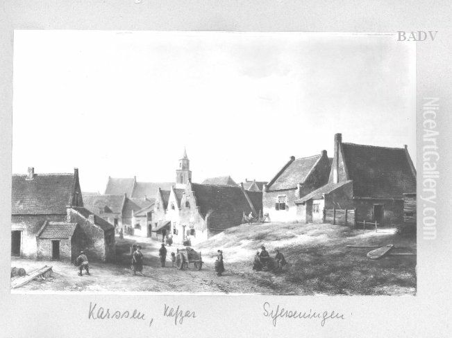 Ansicht von Scheveningen Oil Painting by Kaspar Karsen