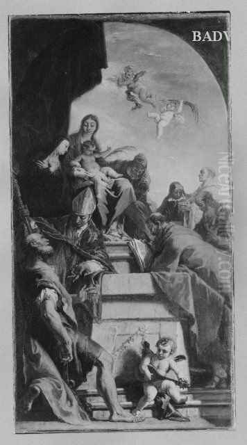 Anbetung der Maria Oil Painting by Sebastiano Ricci