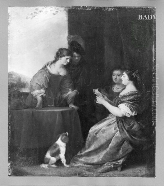 musical company Oil Painting by Gerard van Zyl