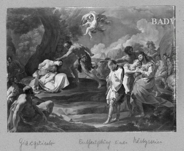 Enthauptung eines Martyrers Oil Painting by Corrado Giaquinto