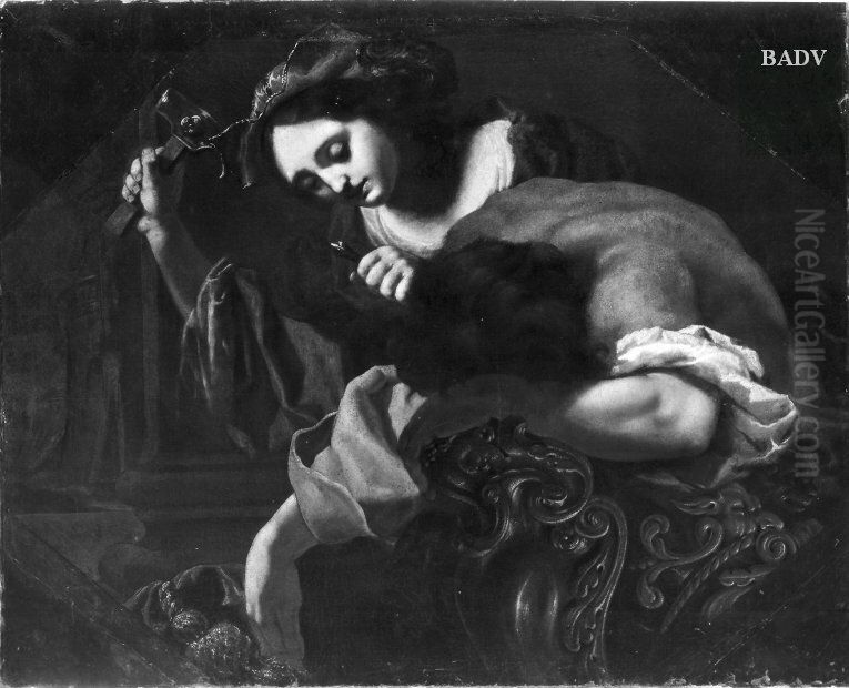 Jael und Siserra Oil Painting by Giovanni Francesco Barbieri