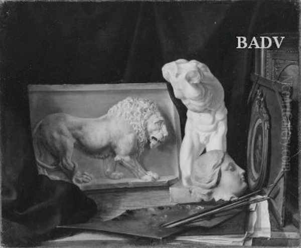 Atelier-Stillleben Oil Painting by Anne Vallayer-Coster