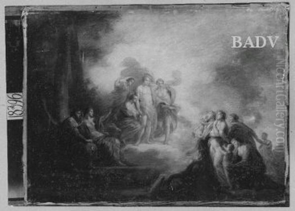 Mythologische Szene Oil Painting by Heinrich Fuger