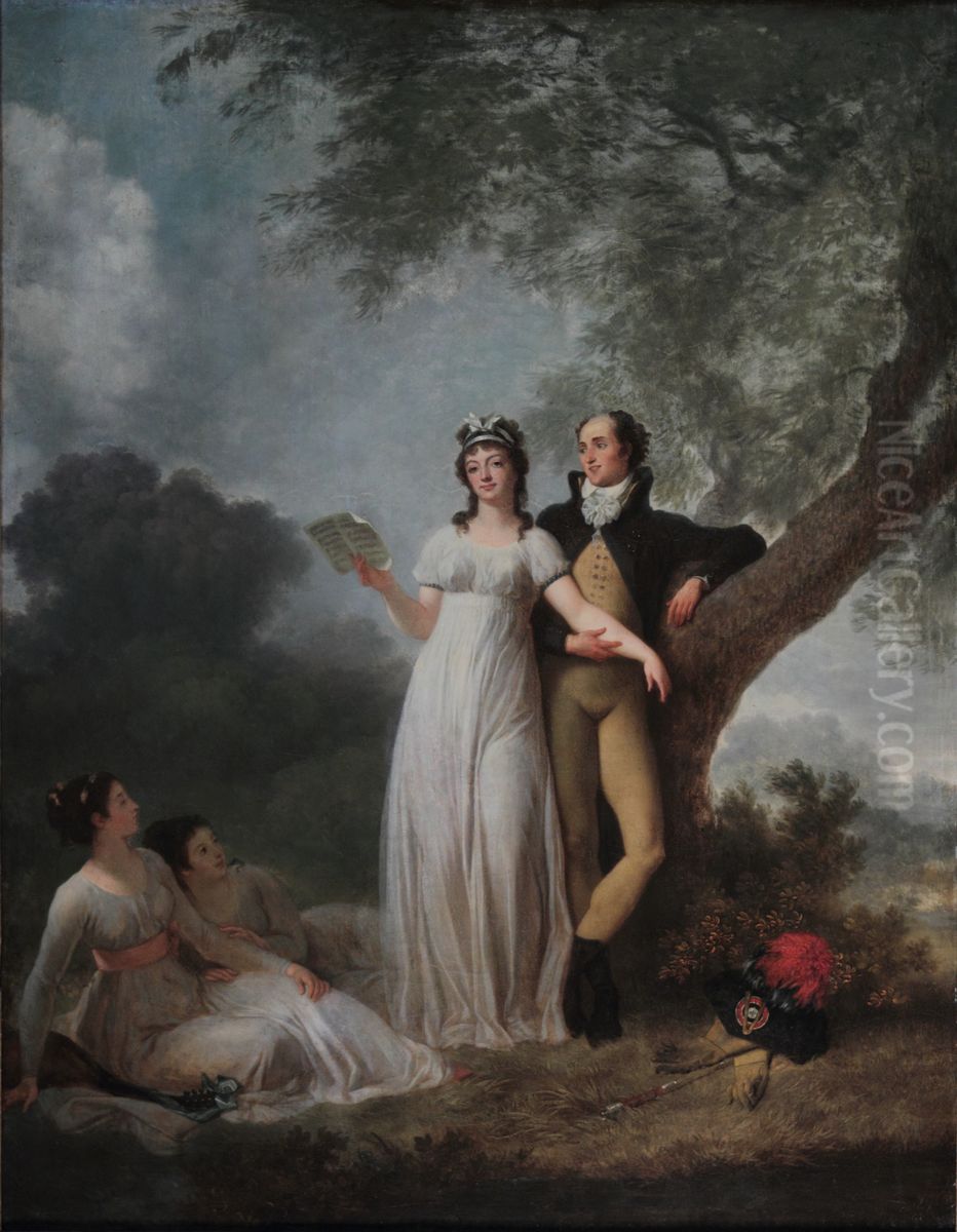 The Song Oil Painting by Marguerite Gerard