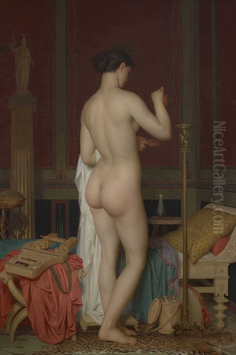 Sapho Oil Painting by Marc-Charles-Gabriel Gleyre