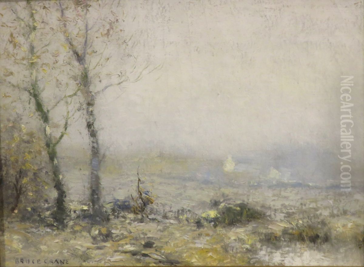 Frosted Fields Oil Painting by Bruce Crane