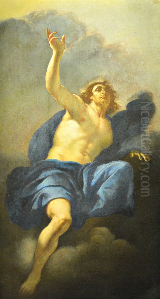 Cristo benedicente Oil Painting by Francesco de Mura