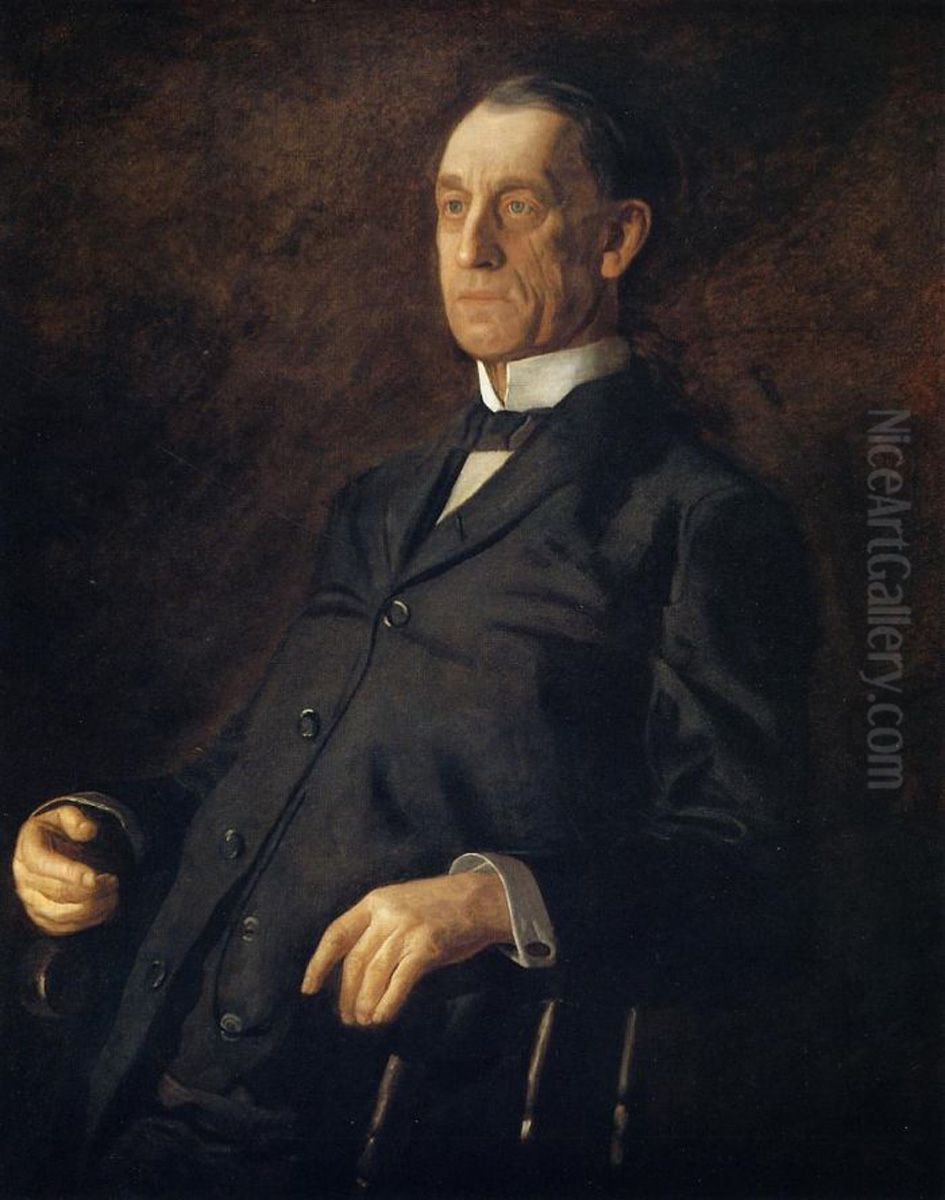 Portrait of Ashbury Wright Lee Oil Painting by Thomas Cowperthwait Eakins