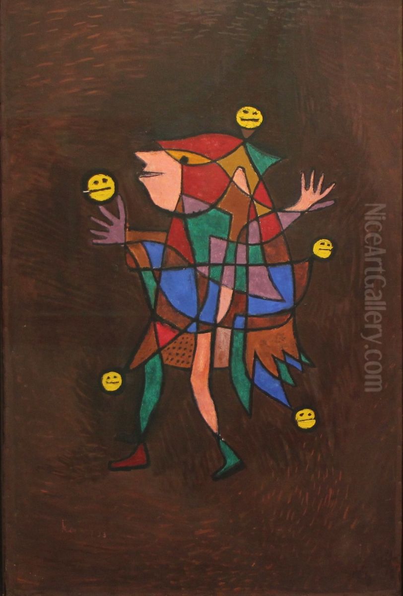 Der Narr Oil Painting by Paul Klee