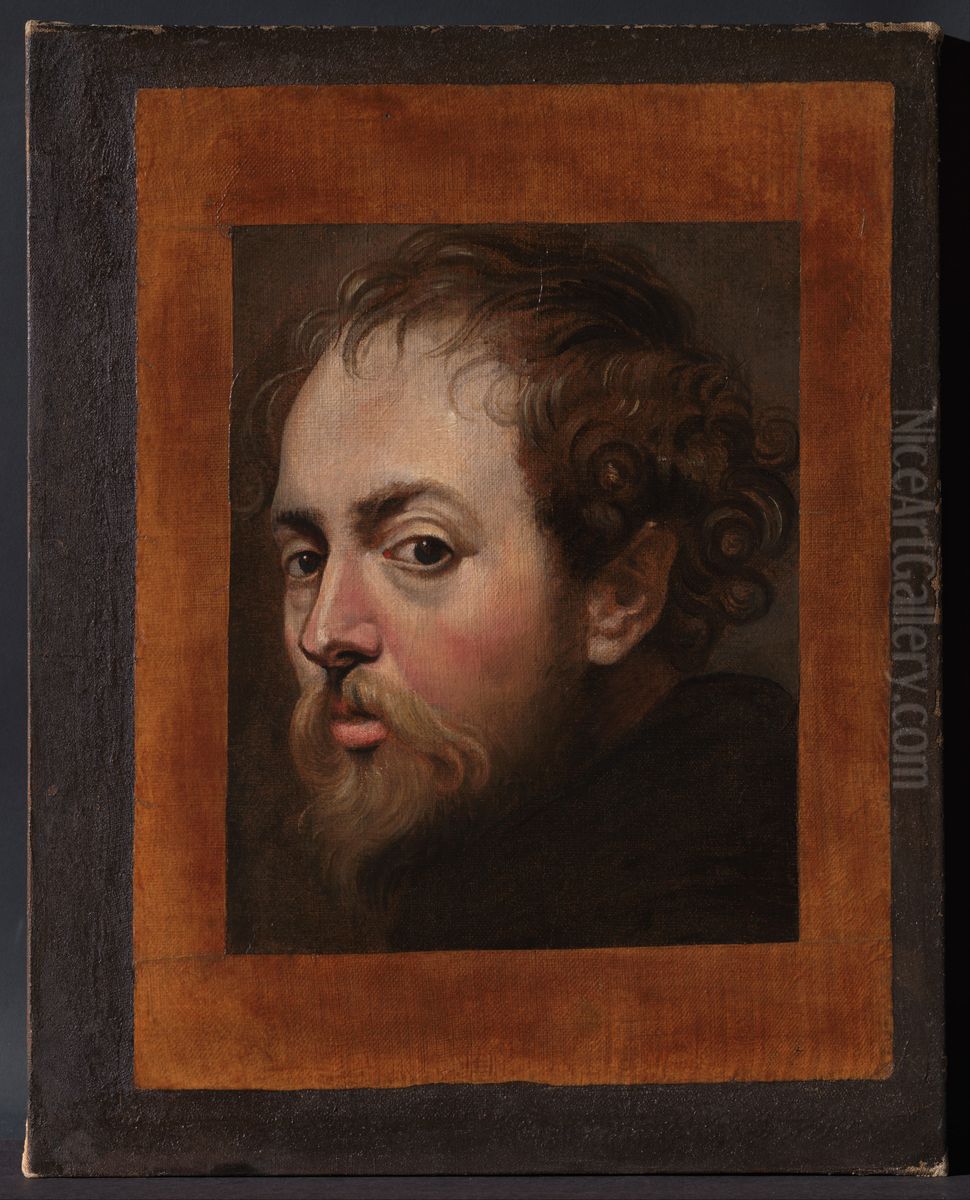 Self-portrait Oil Painting by (studio of) Rubens, Peter Paul
