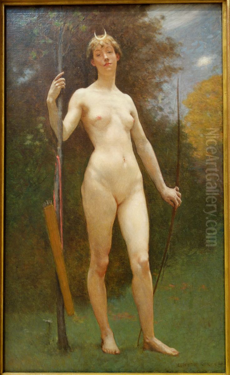 Diana Oil Painting by Kenyon Cox