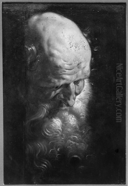 Study of the apostle Simon the Zelotes Oil Painting by (studio of) Rubens, Peter Paul