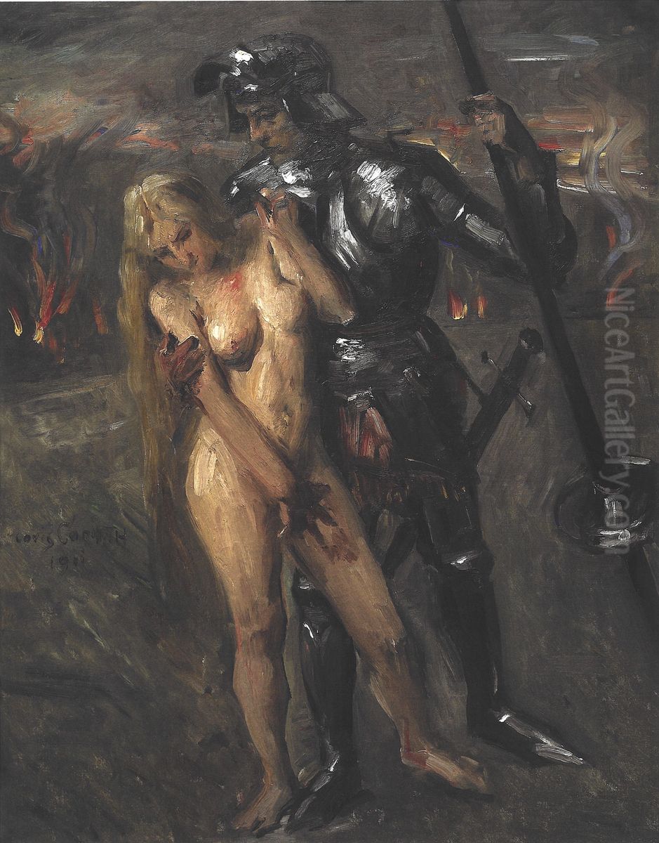 Kriegsbeute Oil Painting by Lovis (Franz Heinrich Louis) Corinth