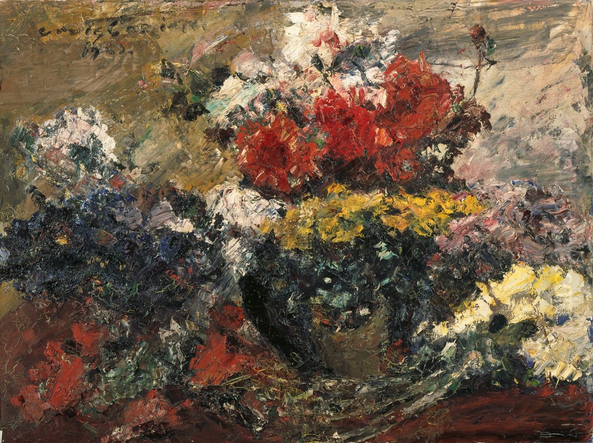 Autumn flowers Oil Painting by Lovis (Franz Heinrich Louis) Corinth