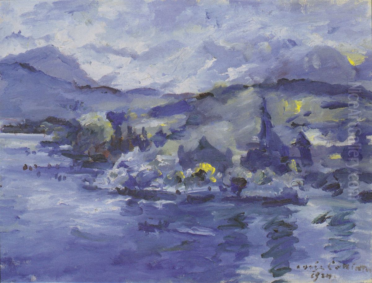 Luzerner See am Nachmittag Oil Painting by Lovis (Franz Heinrich Louis) Corinth