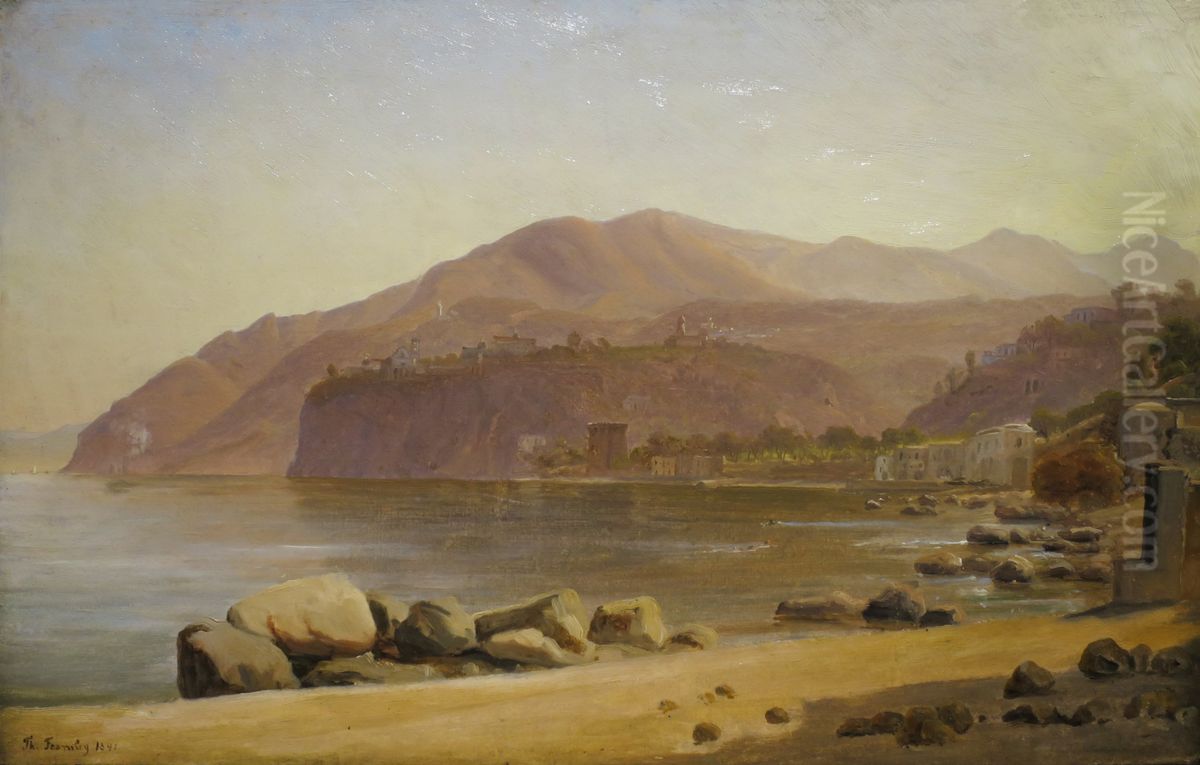 The Gulf of Sorrento Oil Painting by Thomas Fearnley