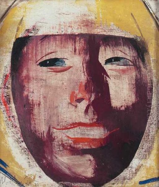 Laughing Oil Painting by Vilmos Aba-Novak