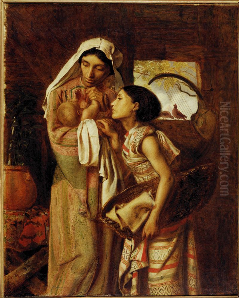 The Mother of Moses Oil Painting by Simeon Solomon