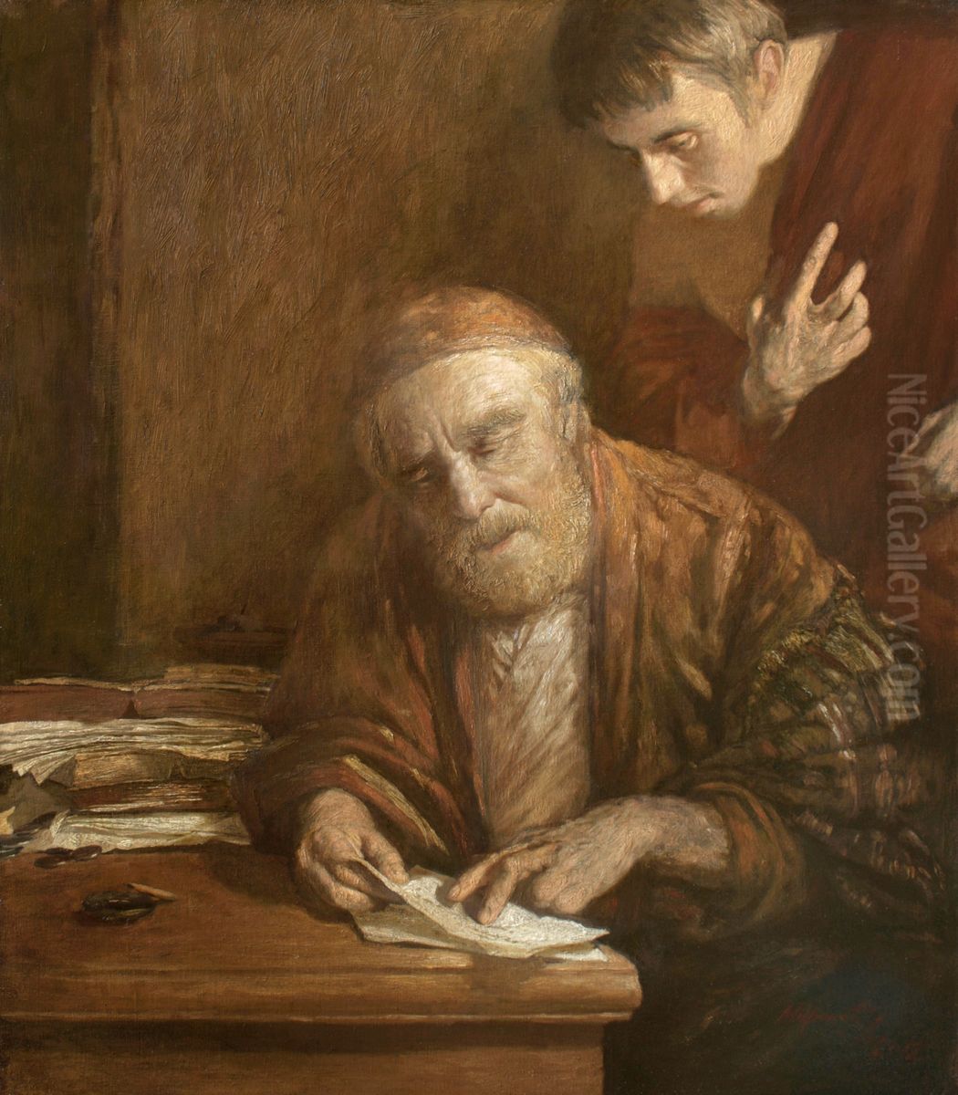 Parable of the Unjust Steward Oil Painting by Andrei Mironov