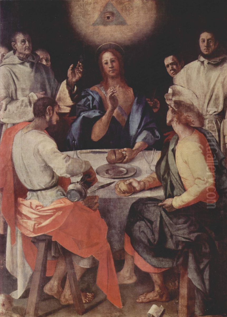 Abendmahl in Emmaus Oil Painting by Pontormo