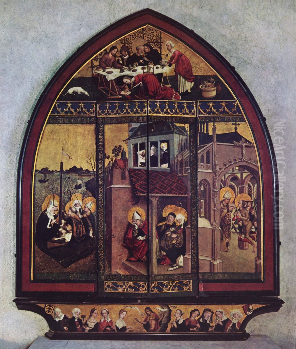 Magdalene Altar Oil Painting by Lucas Moser