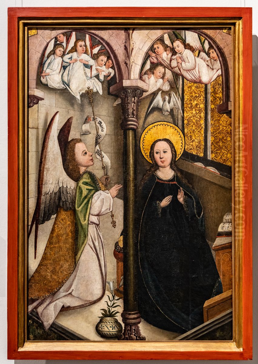 Verkundigung an Maria Oil Painting by Swabia