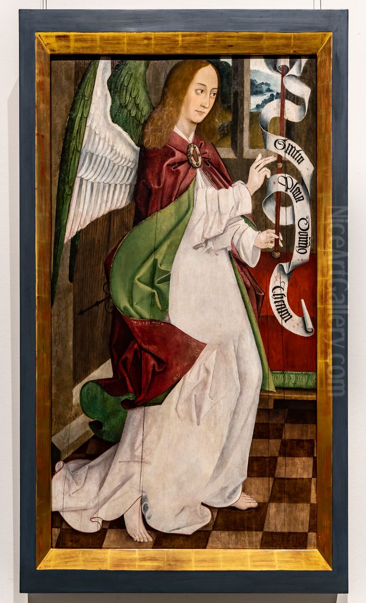 Verkundigung an Maria Oil Painting by Jorg Stocker