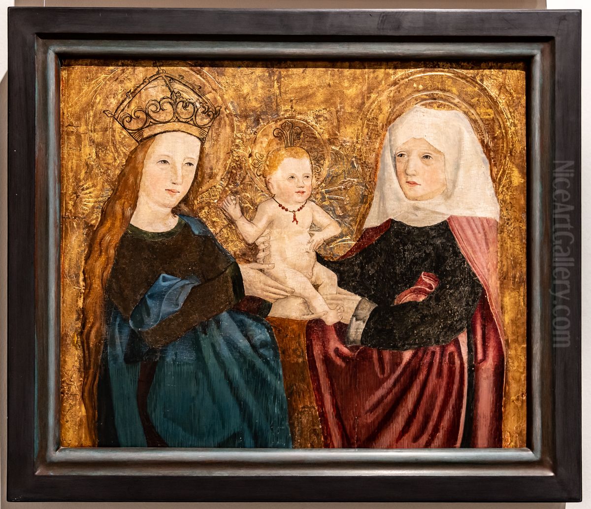 Maria und Anna mit dem Jesusknaben Oil Painting by Swabia